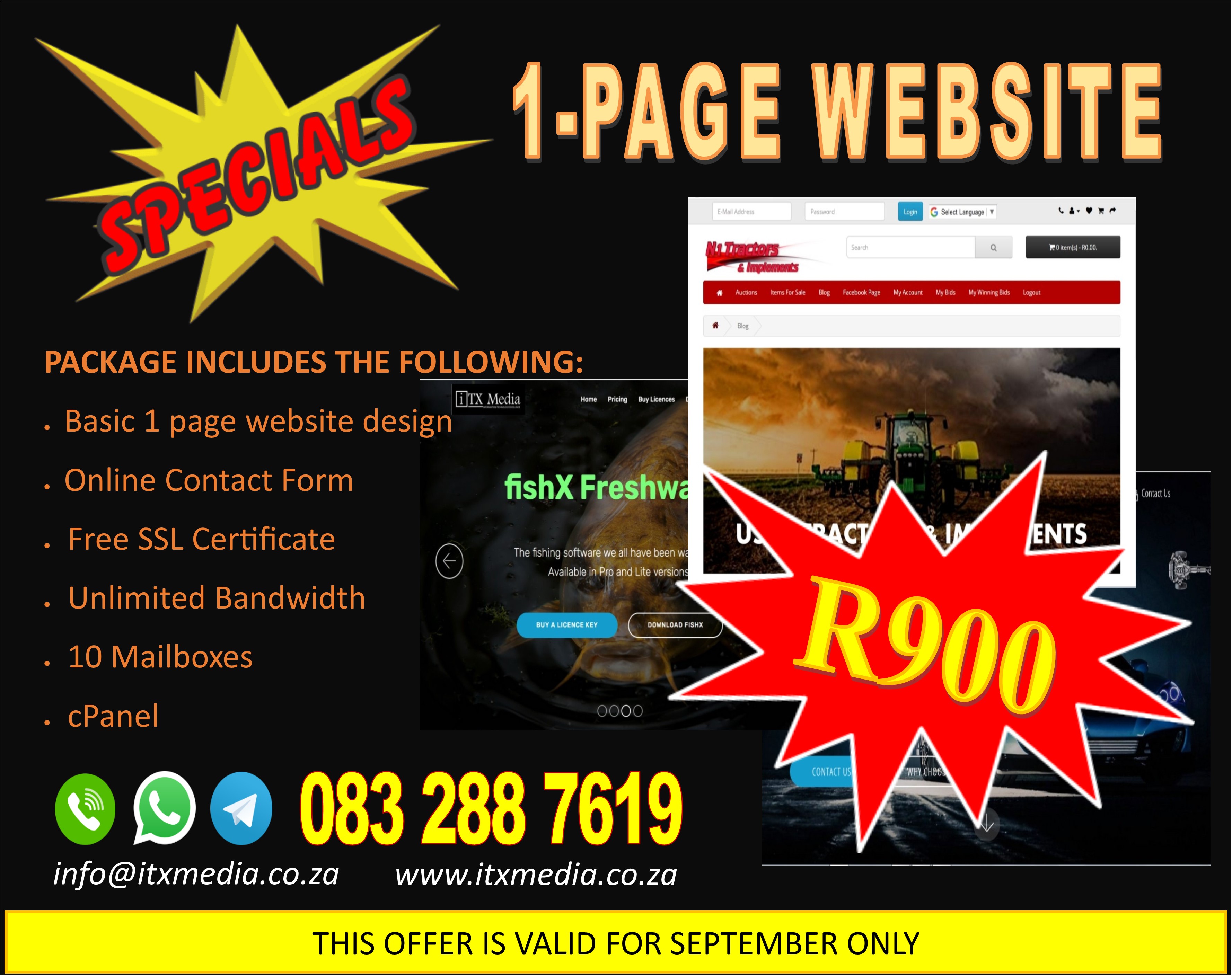 1-Page Website Special